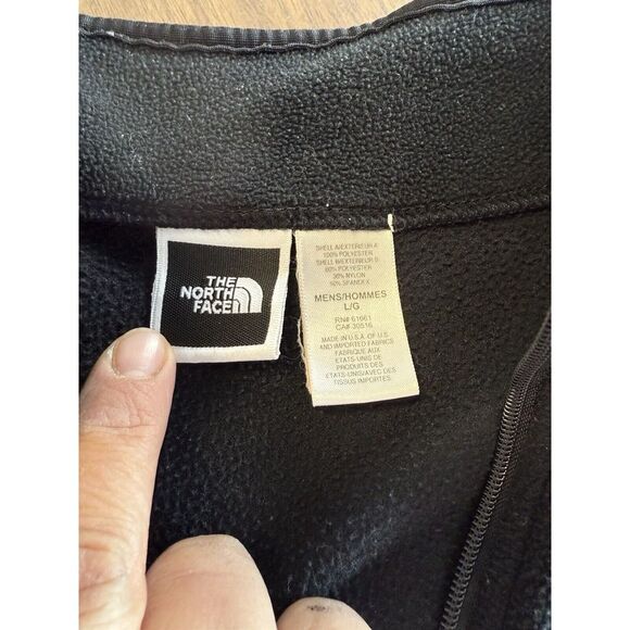 The North Face Vest Mens L Black Softshell Fleece - Picture 3 of 4